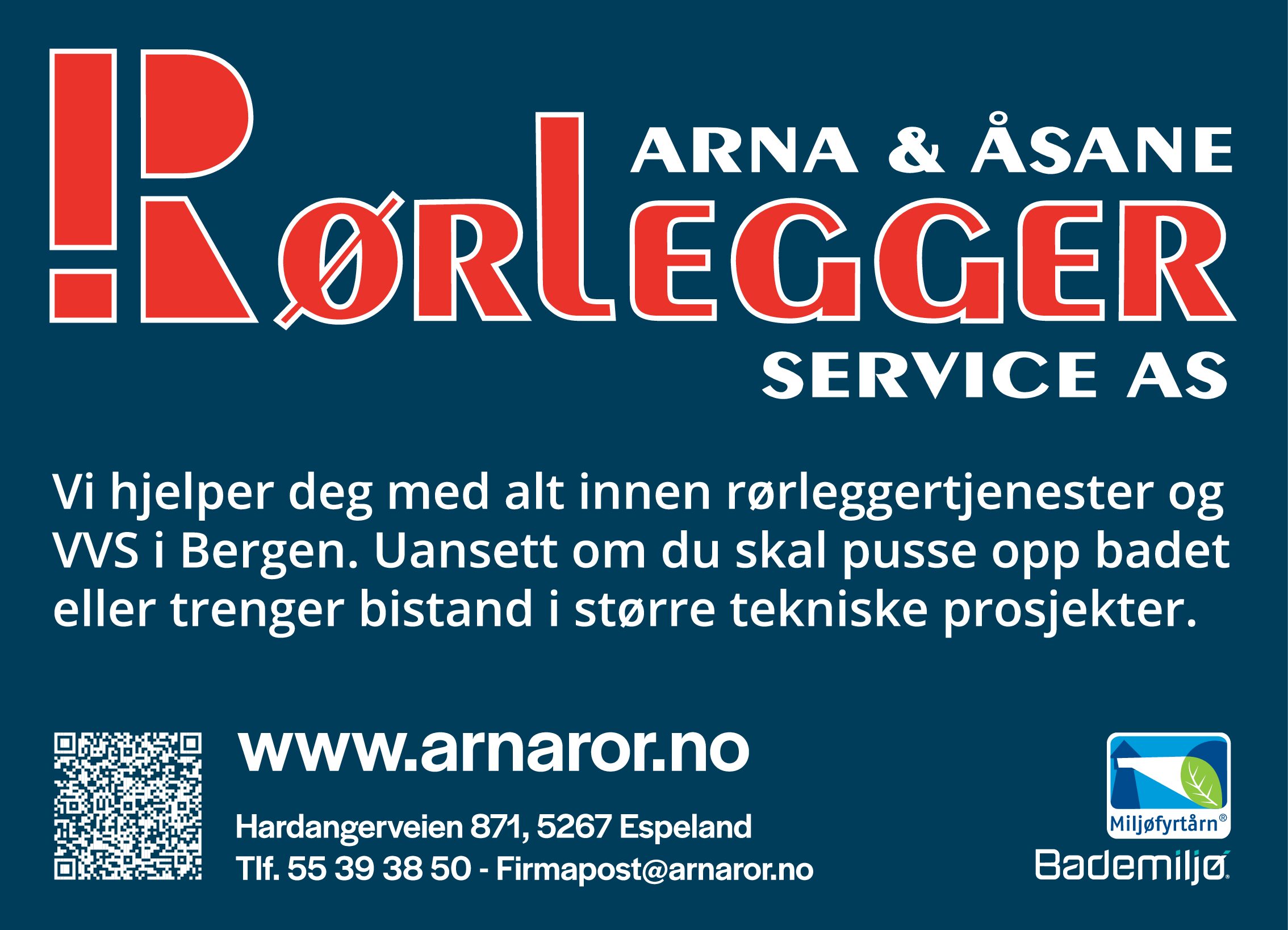 Arna og Åsane Rørleggerservice AS