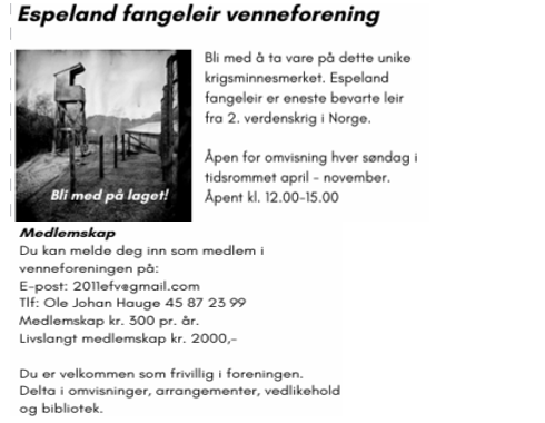 Espeland Fangeleir